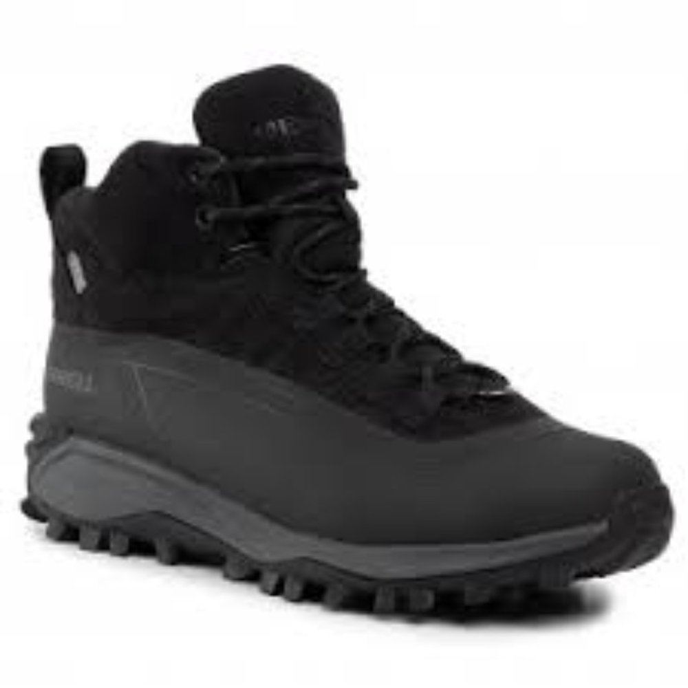 Merrell Thermo Snowdrift Mid Shell Mens Waterproof Boots Black J19269 NEW Sz 9 - Picture 4 of 6